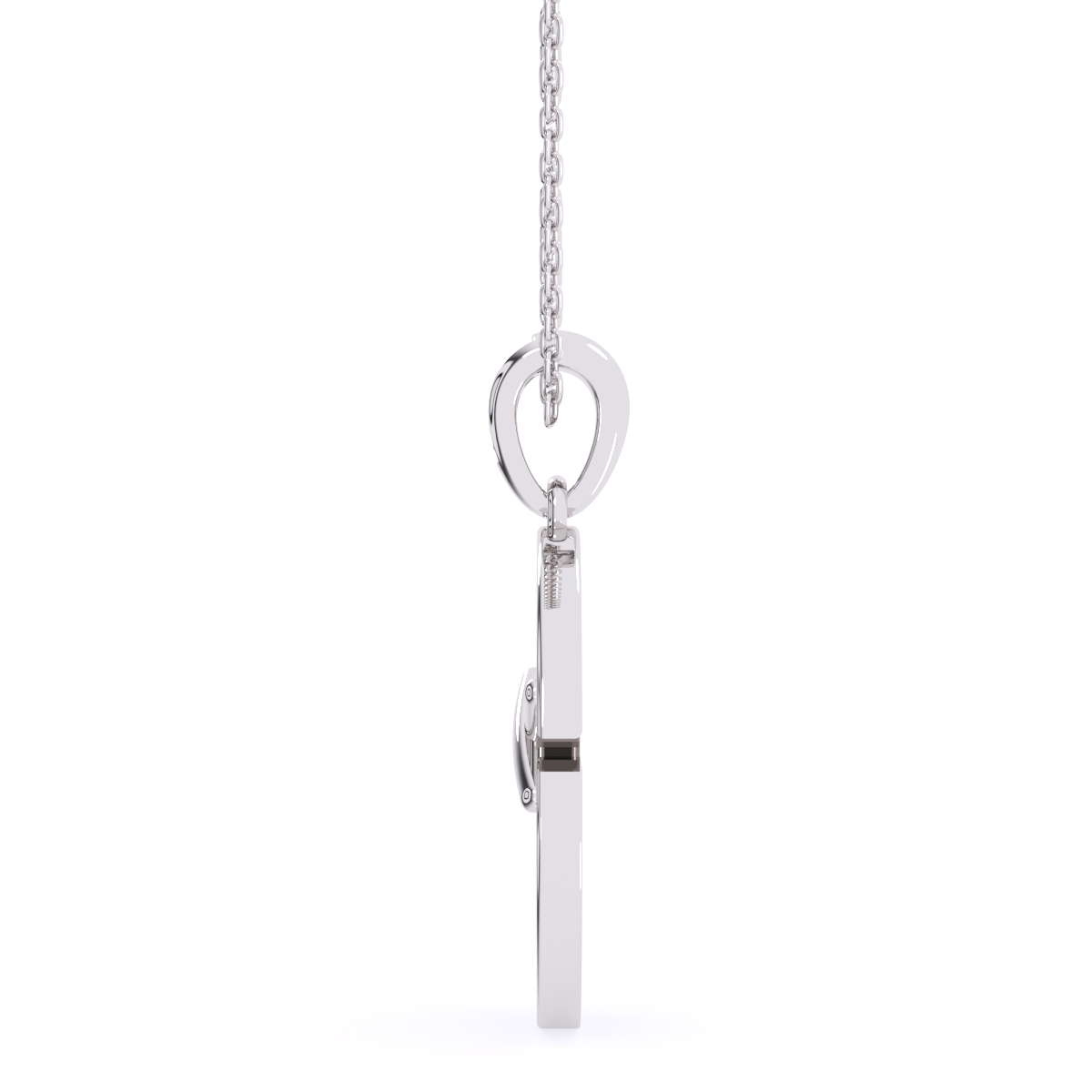 Glamorous Round Cluster Diamond Necklace
